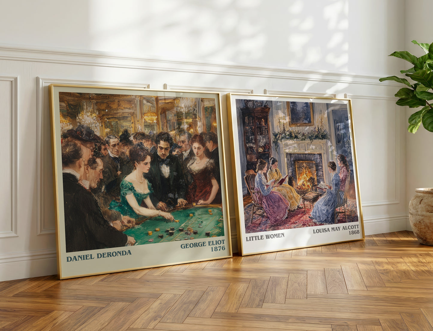 Daniel Deronda book poster packaging – museum-quality print rolled in protective tube