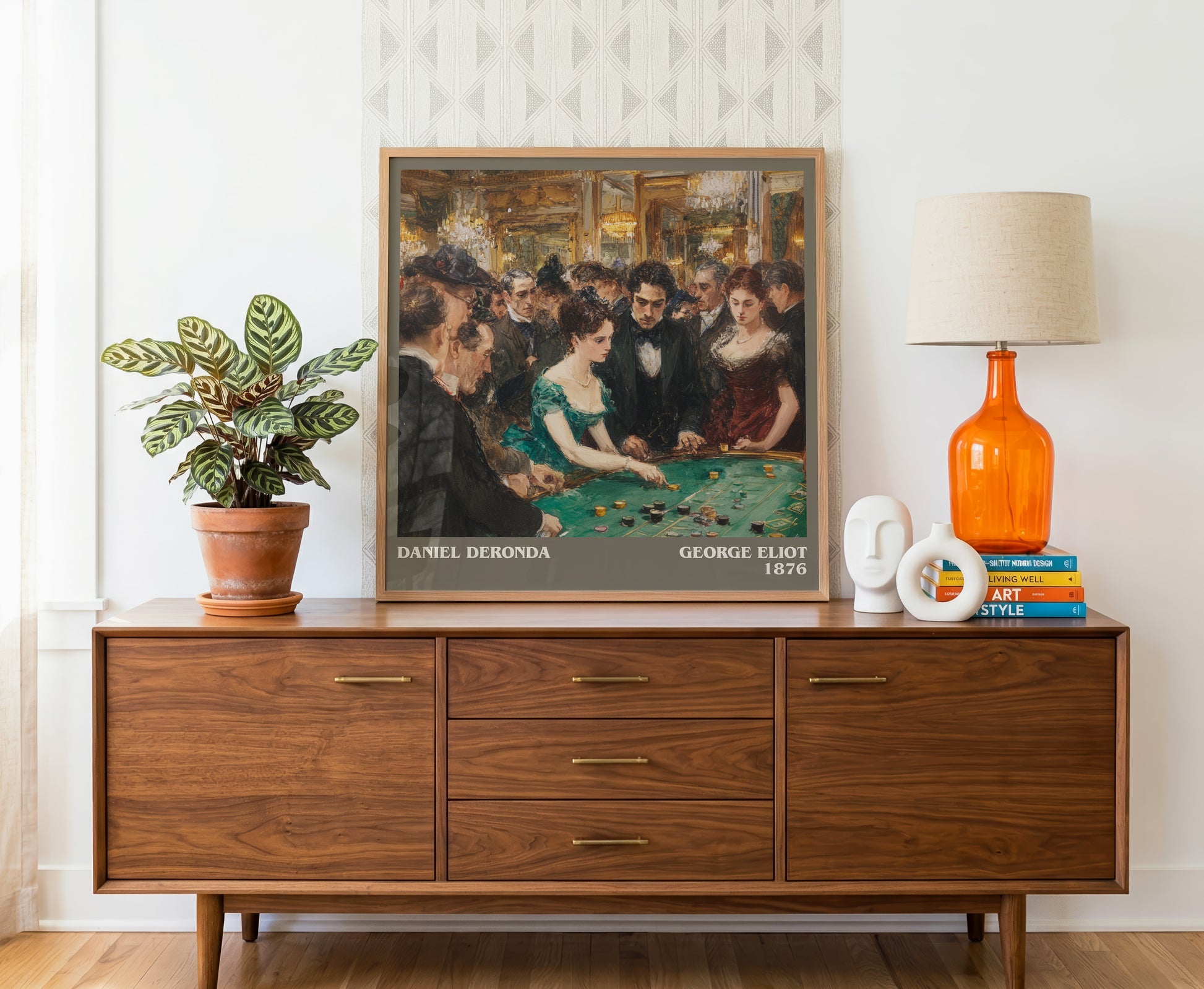 Daniel Deronda literary literary print detail – George Eliot book art