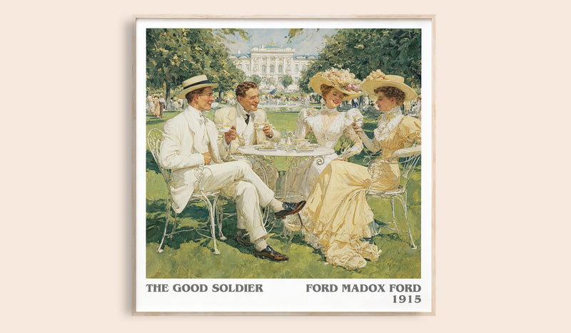 The Good Soldier Literary Art Print by Ford Madox Ford (Square style)