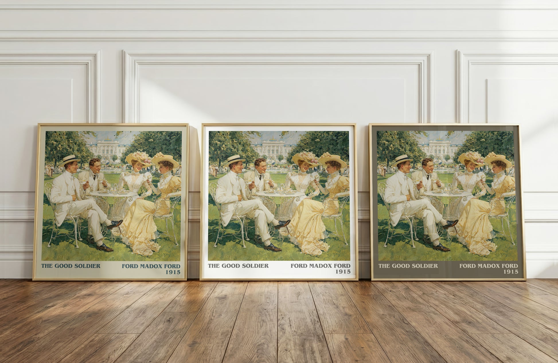 The Good Soldier literary art print colour and style options – Ford Madox Ford book art
