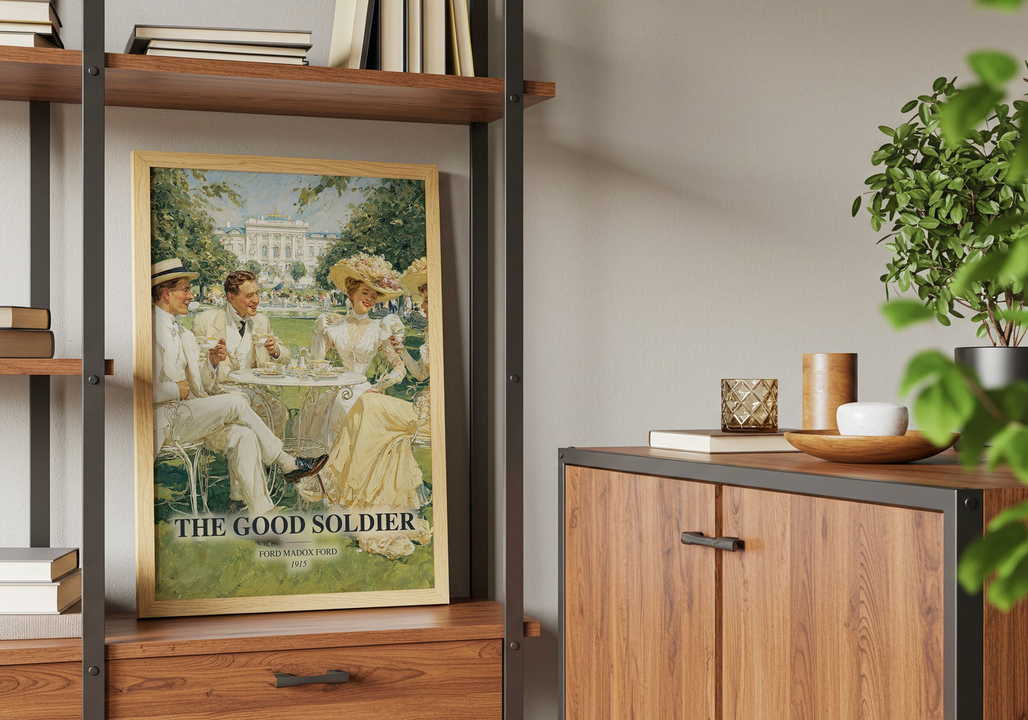 The Good Soldier book watercolour illustration paper finish options – matte satin gloss