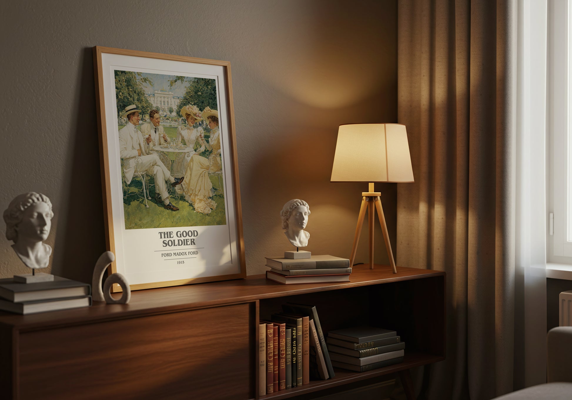 The Good Soldier book cover book poster framed on wall – fantasy wall art