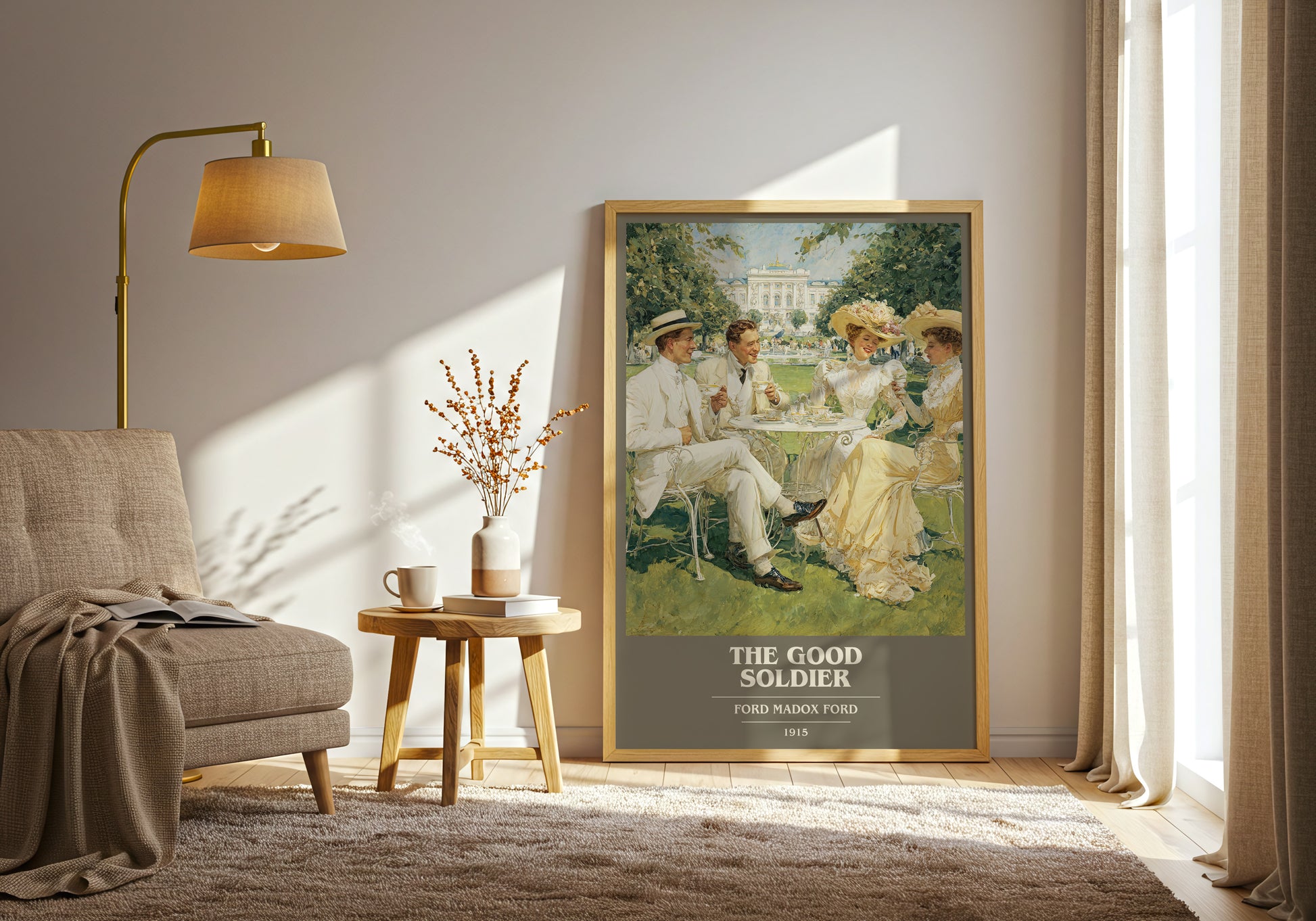 The Good Soldier book cover print on bookshelf – Ford Madox Ford fan gift