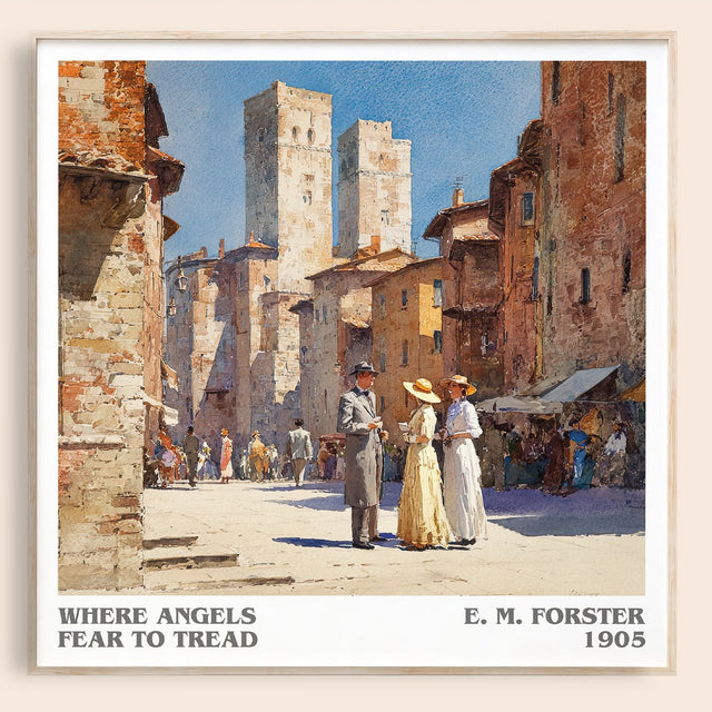 Where Angels Fear to Tread Literary Art Print by E. M. Forster