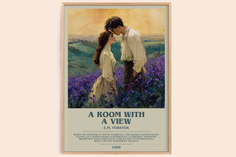 A Room With A View Bookish Wall Art by E.M. Forster (Modern style)