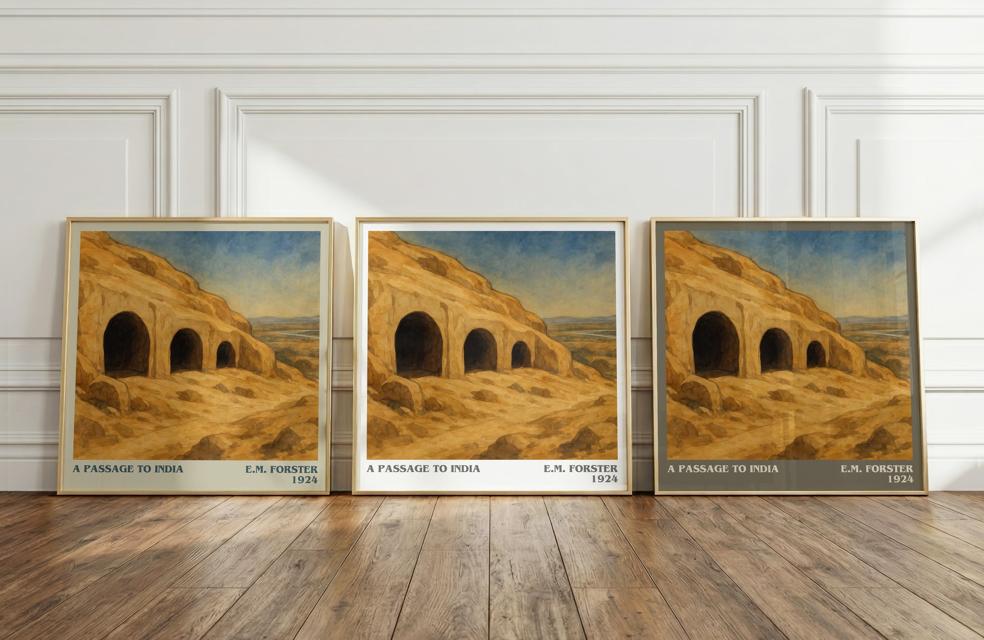 A Passage To India literary art print colour and style options – E.M. Forster book art
