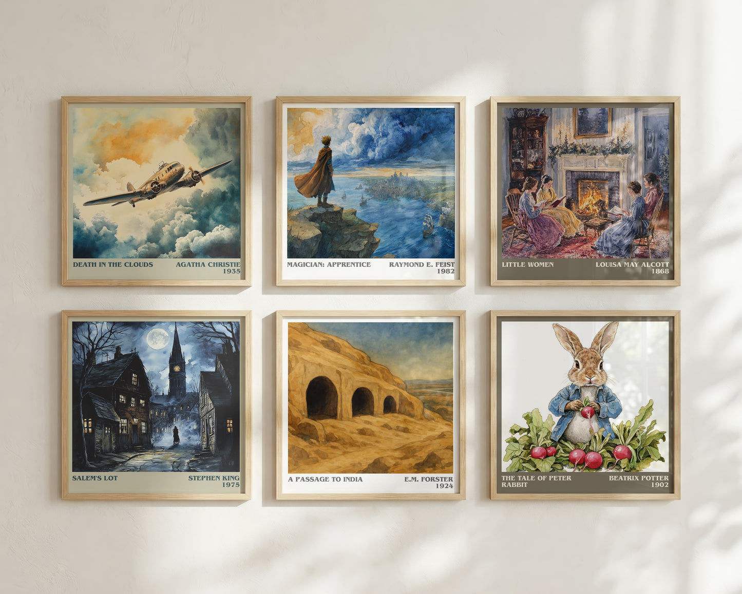 A Passage To India literary print framed by window – literary home decor