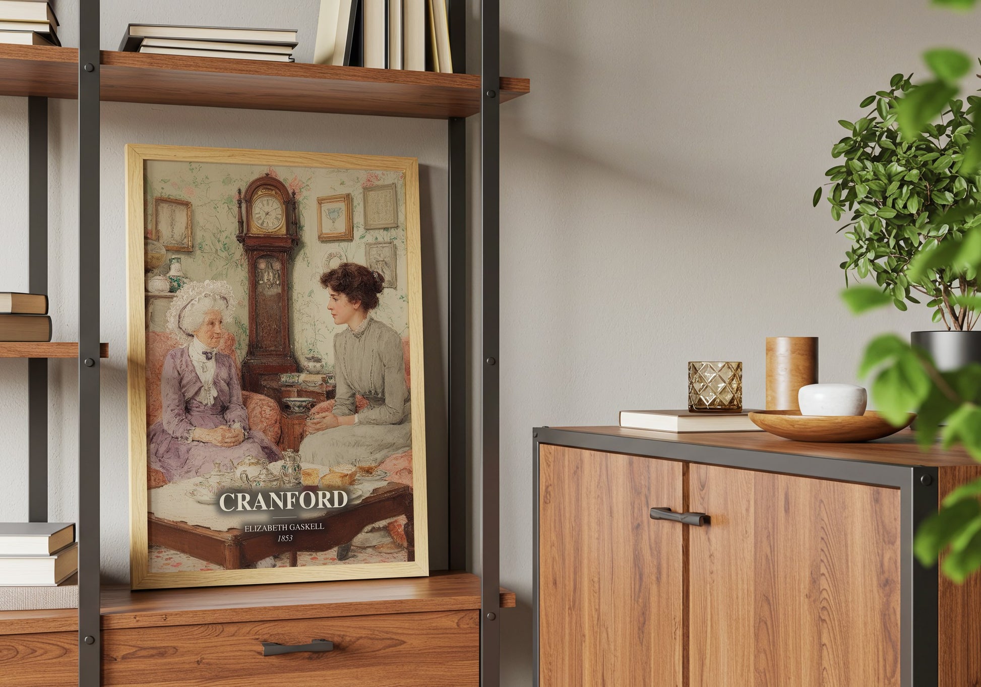 Cranford book watercolour illustration paper finish options – matte satin gloss