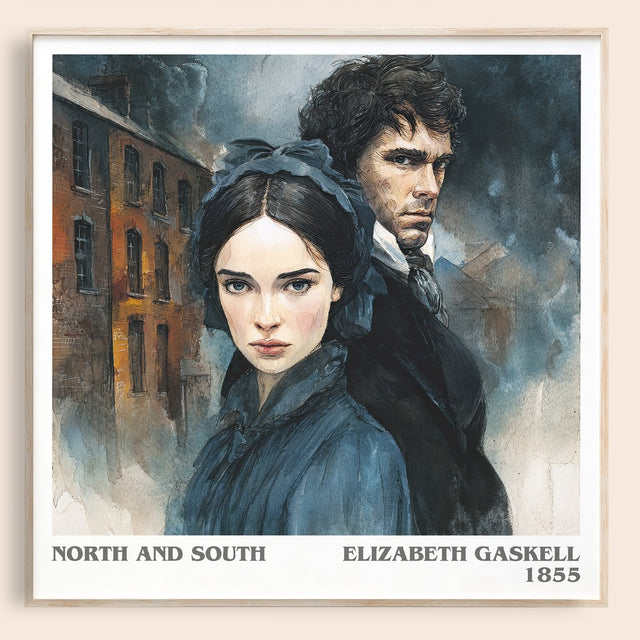 North And South Literary Art Print by Elizabeth Gaskell