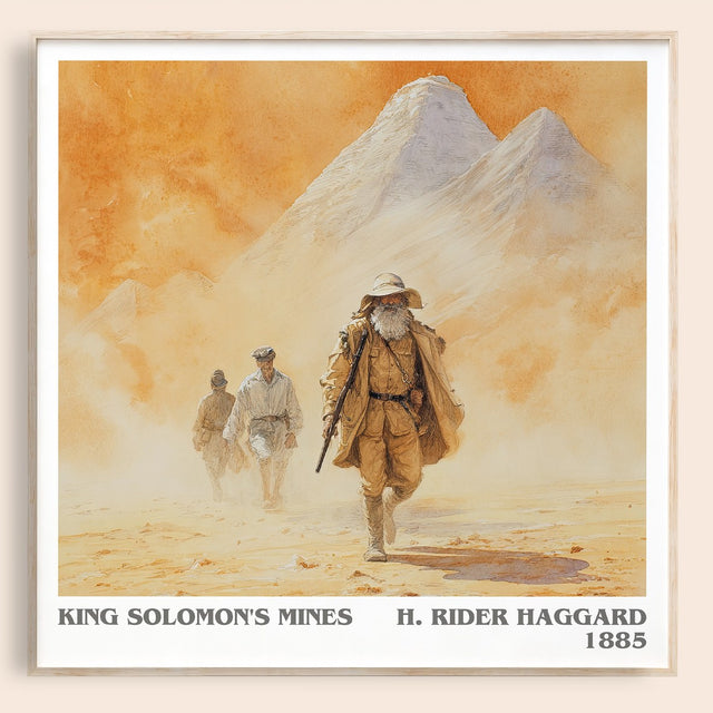 King Solomon's Mines Literary Art Print by H. Rider Haggard