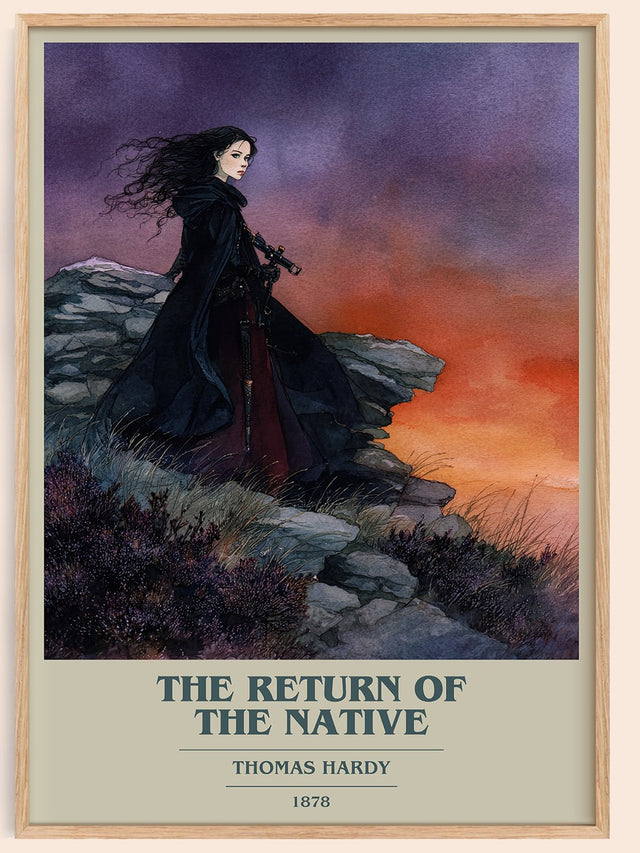 The Return of the Native Book Cover Poster by Thomas Hardy