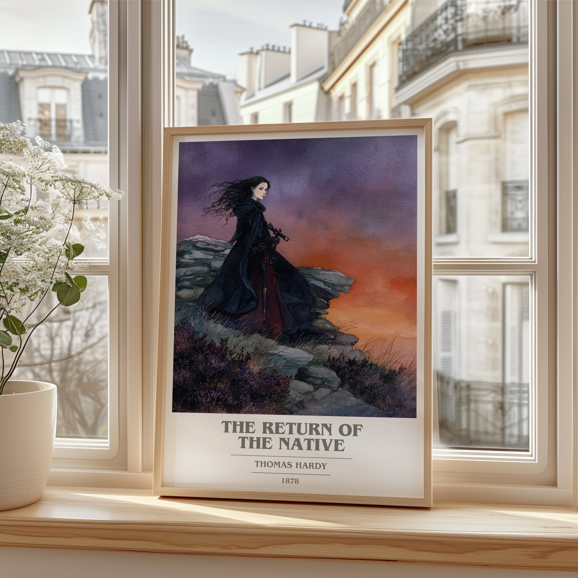 The Return of the Native book cover poster colour and style options – Thomas Hardy book art