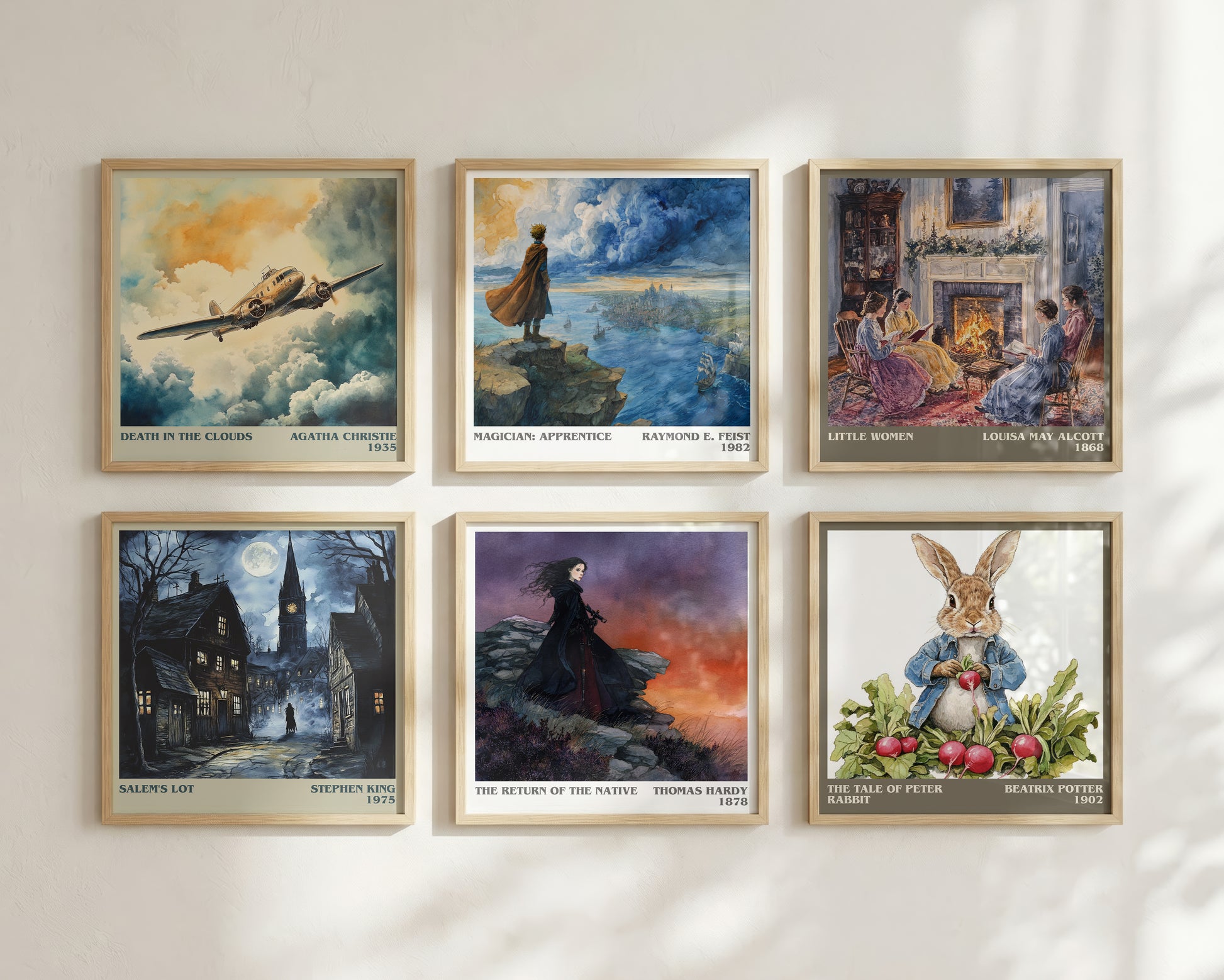 The Return of the Native literary print framed by window – literary home decor