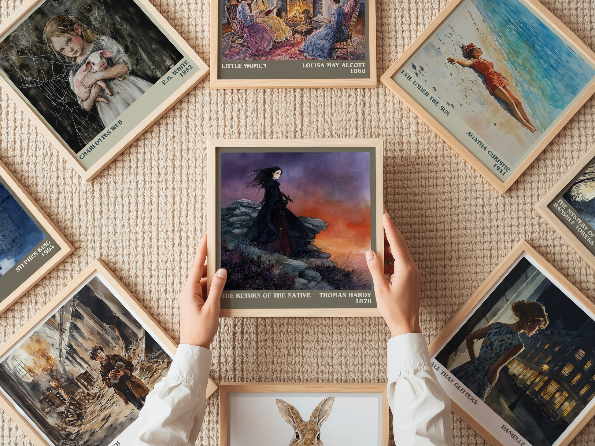 The Return of the Native literary book poster framed on wall – adventure wall art