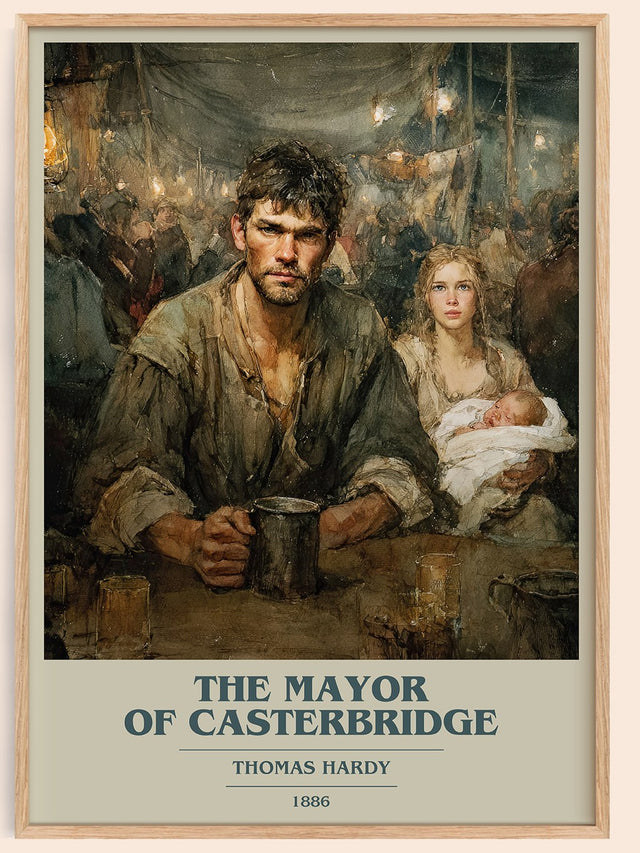 The Mayor of Casterbridge Book Cover Poster by Thomas Hardy