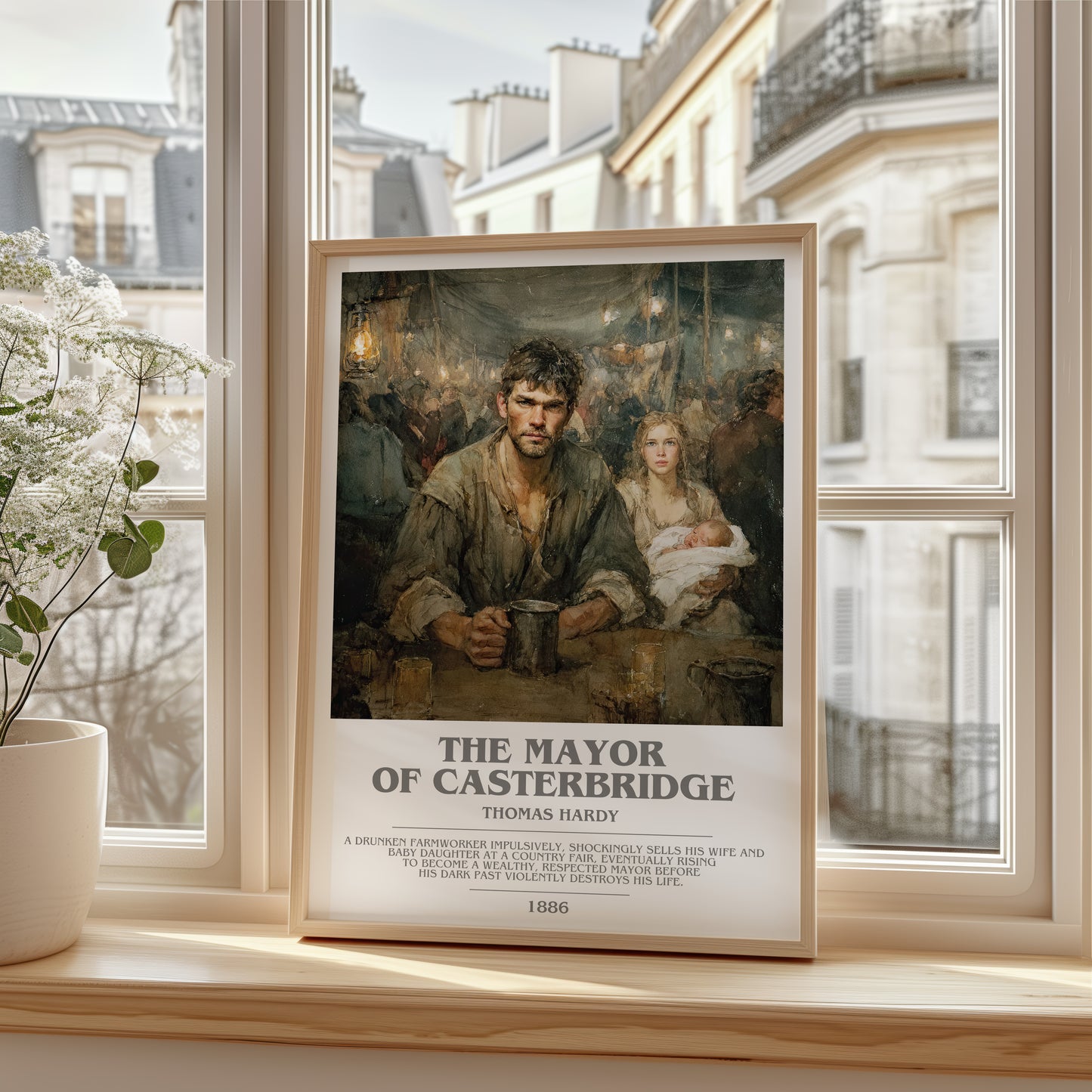 The Mayor of Casterbridge bookish poster colour and style options – Thomas Hardy book art