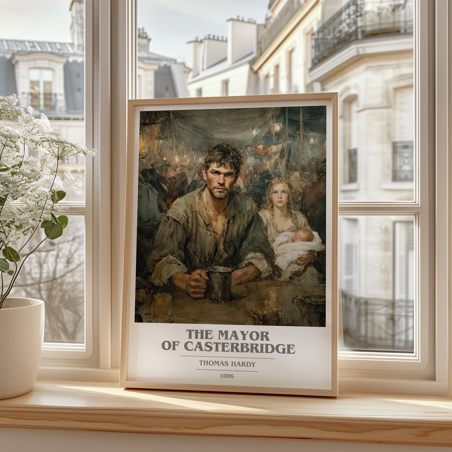 The Mayor of Casterbridge book cover poster colour and style options – Thomas Hardy book art