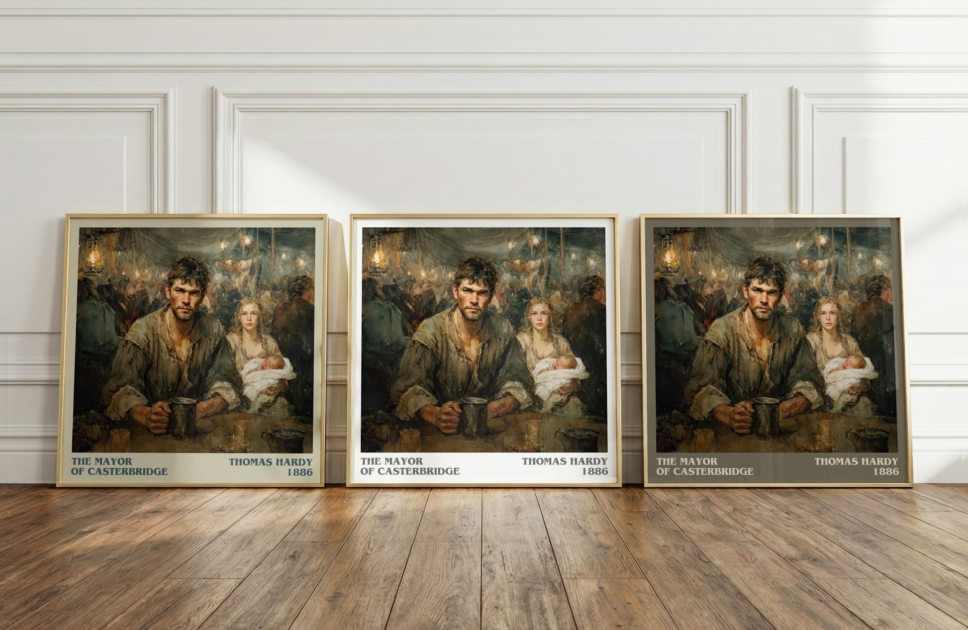 The Mayor of Casterbridge literary art print colour and style options – Thomas Hardy book art