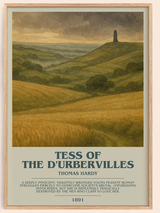 Tess of the D'Urbervilles Bookish Wall Art by Thomas Hardy