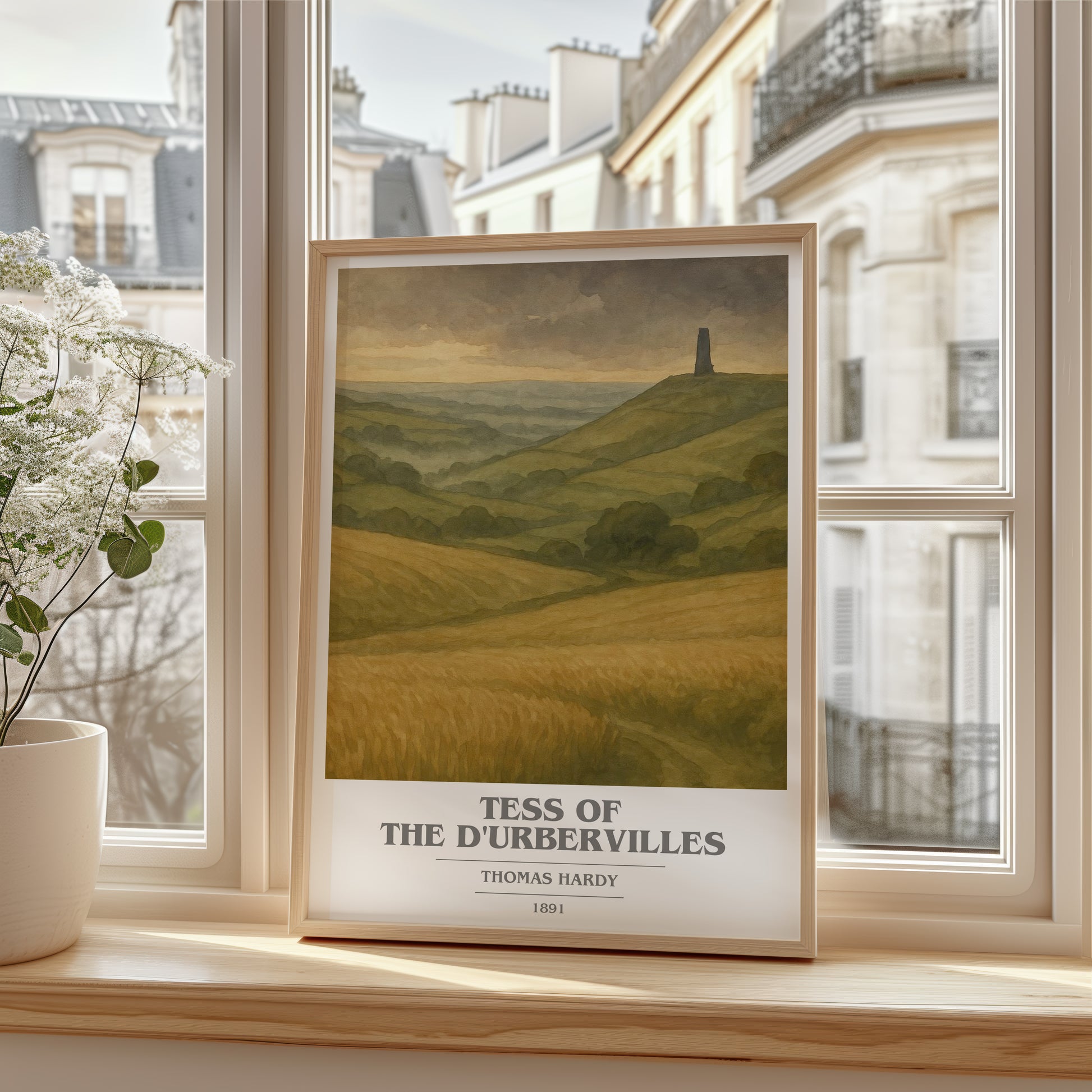 Tess of the D'Urbervilles book cover poster colour and style options – Thomas Hardy book art