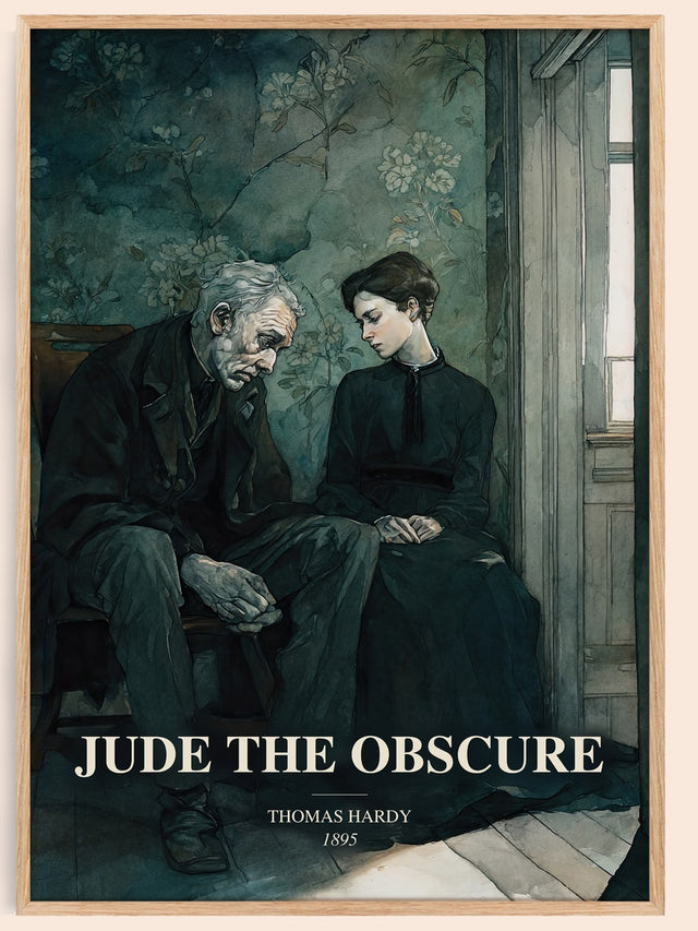 Jude The Obscure Book Watercolour Illustration by Thomas Hardy