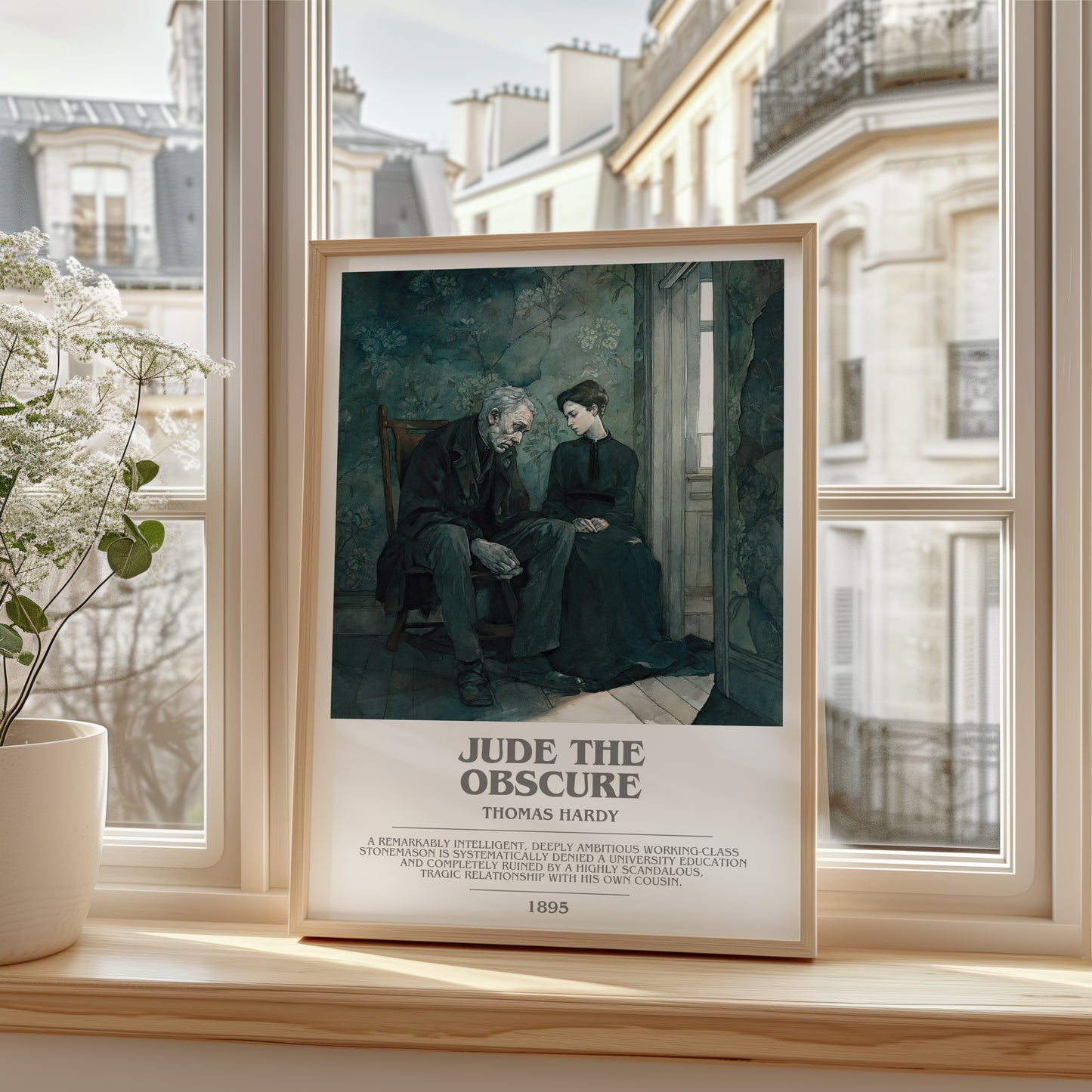 Jude the Obscure bookish poster colour and style options – Thomas Hardy book art