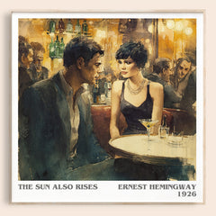 The Sun Also Rises Literary Art Print by Ernest Hemingway