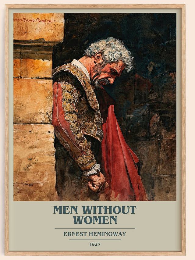 Men Without Women Book Cover Poster by Ernest Hemingway