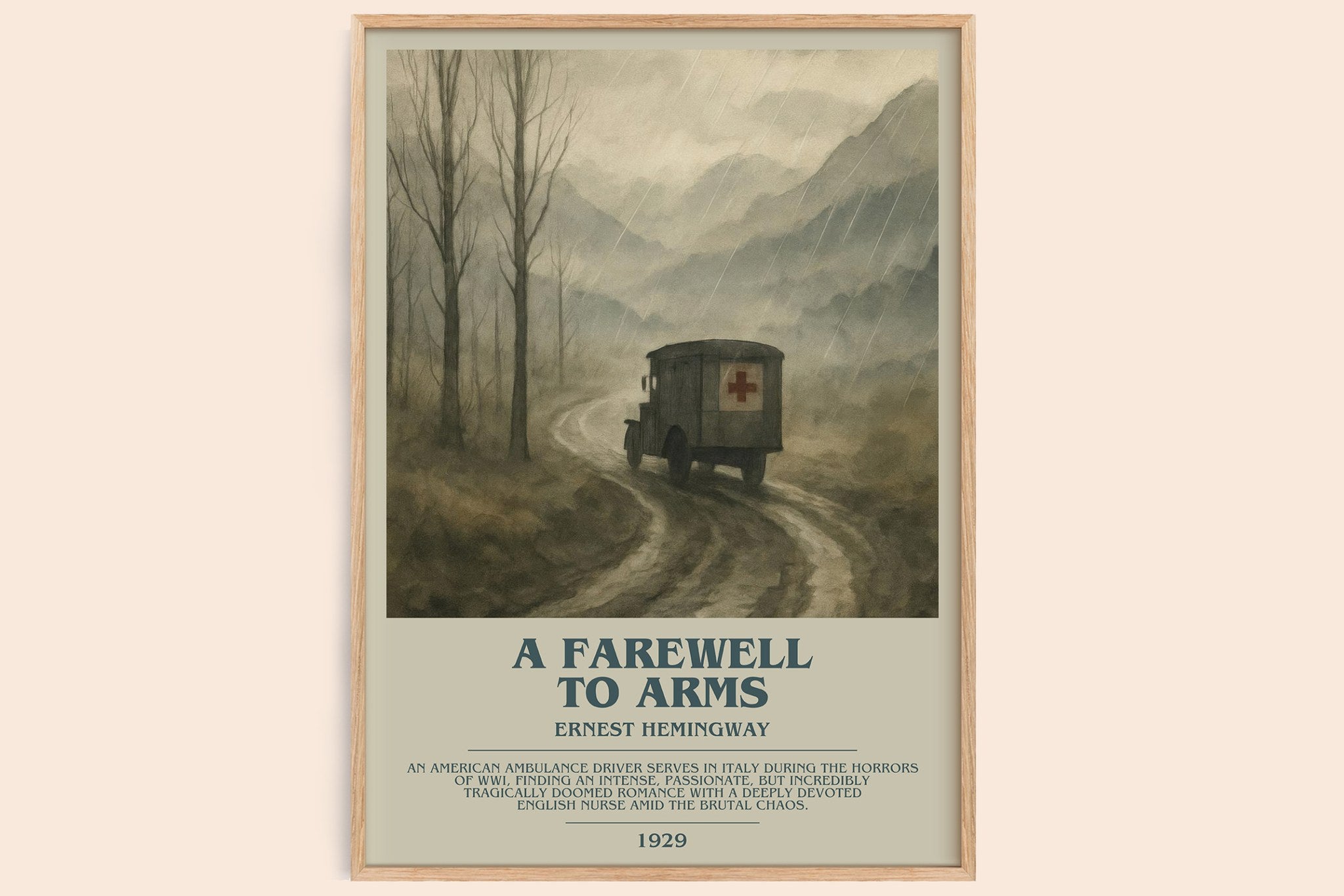 A farewell to arms Bookish Wall Art by Ernest Hemingway