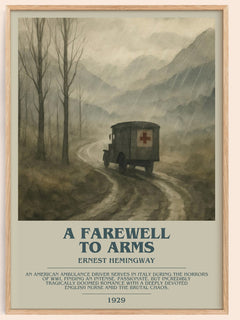 A farewell to arms Bookish Wall Art by Ernest Hemingway
