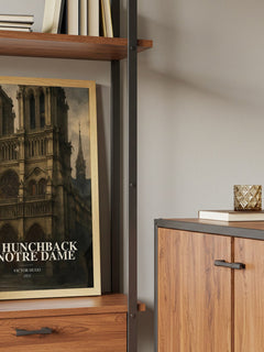 The Hunchback Of Notre Dame book watercolour illustration paper finish options – matte satin gloss