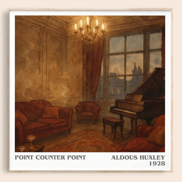Point Counter Point Literary Art Print by Aldous Huxley