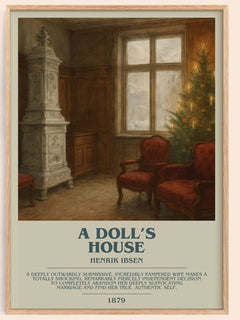 A Doll’s House Bookish Wall Art by Henrik Ibsen – framed poster