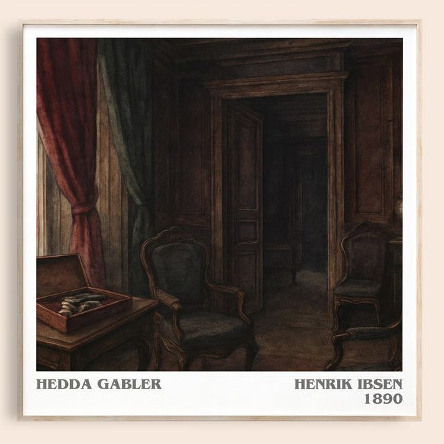 Hedda Gabler Literary Art Print by Henrik Ibsen