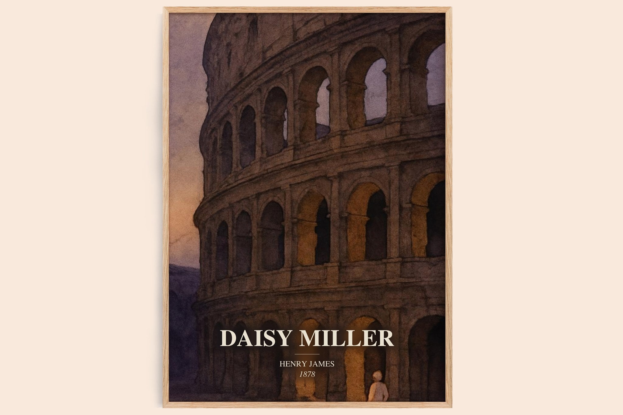 Daisy Miller Book Watercolour Illustration by Henry James