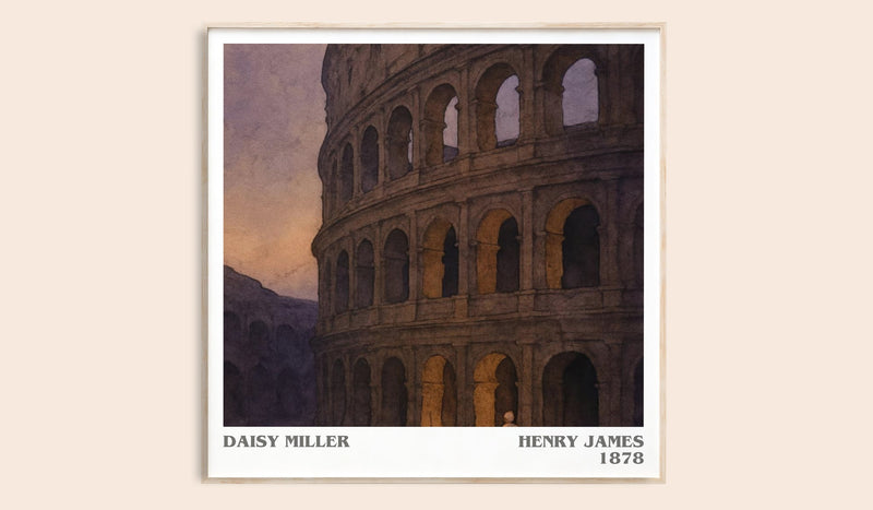 Daisy Miller Literary Art Print by Henry James