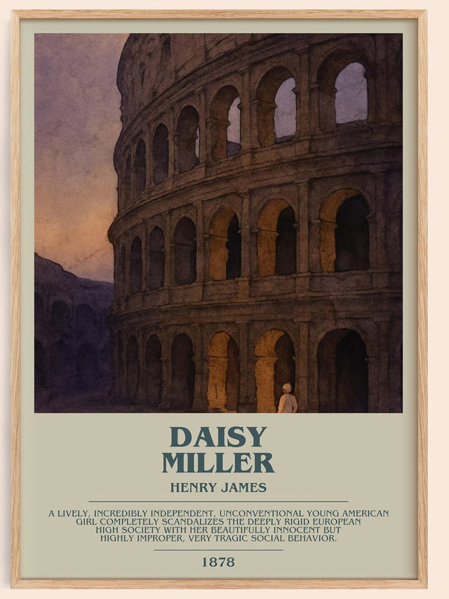 Daisy Miller Bookish Wall Art by Henry James