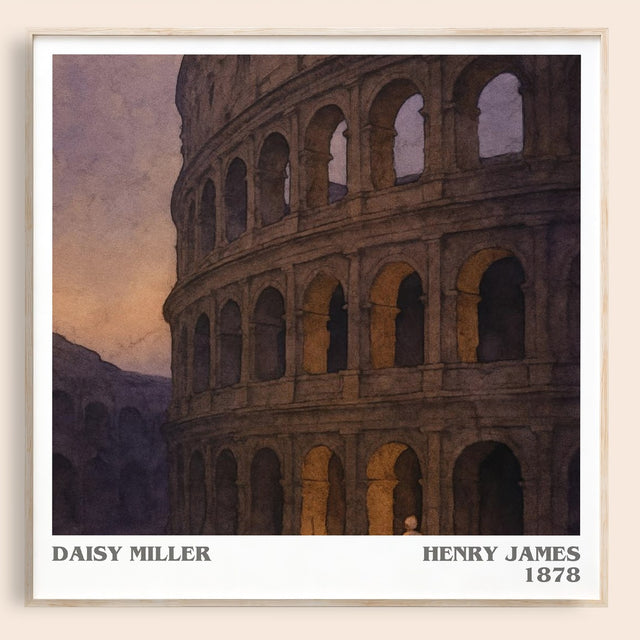 Daisy Miller Literary Art Print by Henry James