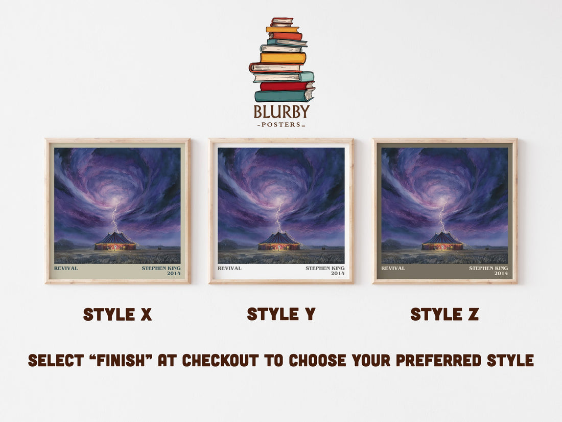 Revival literary print in frame leaning in hallway – classic literature wall art (mockup)