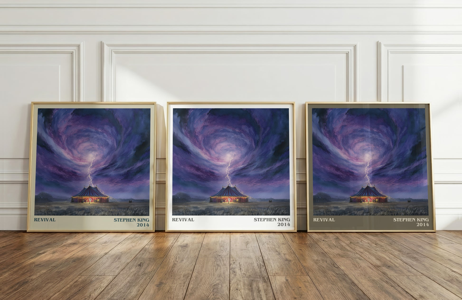 Revival literary art print colour and style options – Stephen King book art