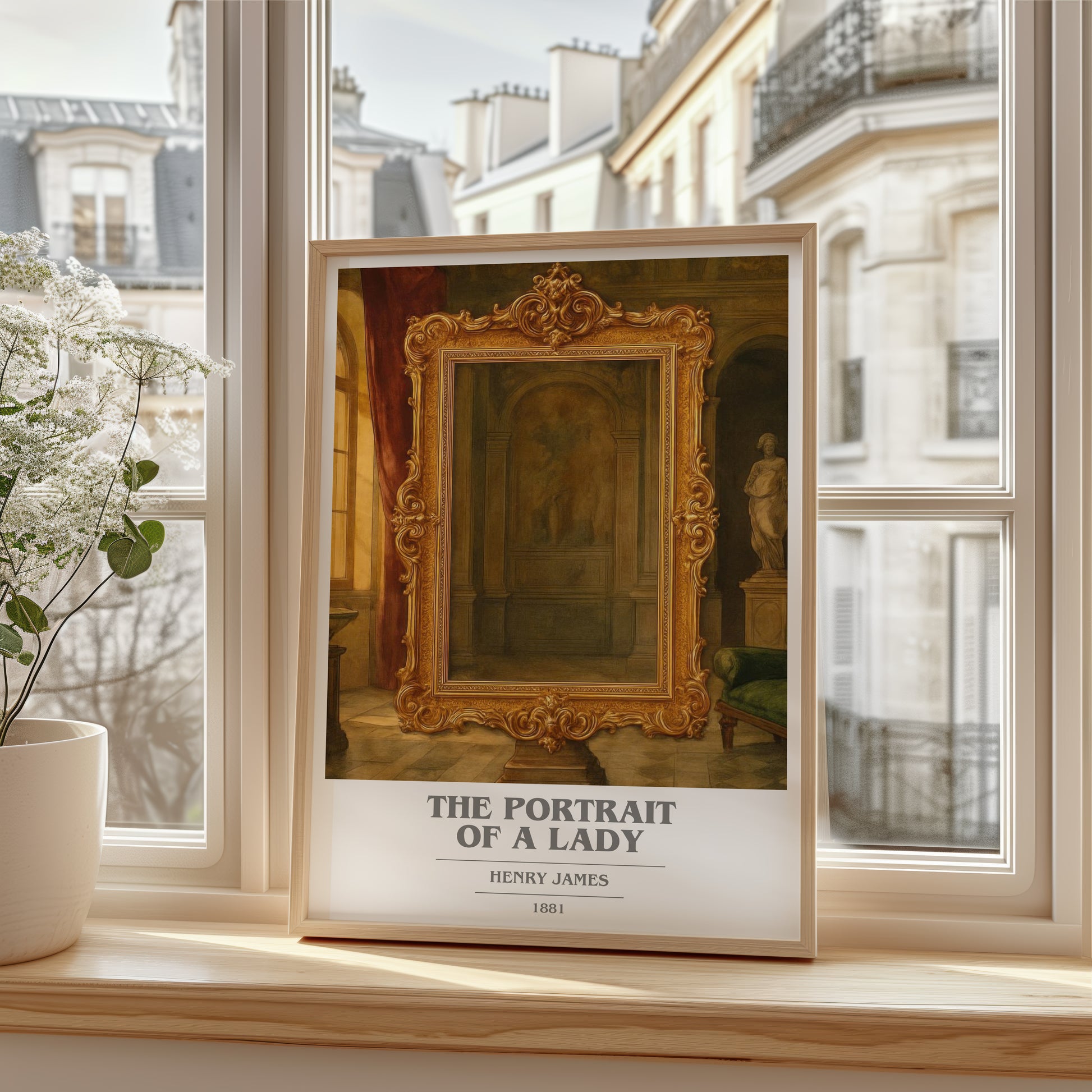 The Portrait of a Lady book cover poster colour and style options – Henry James book art