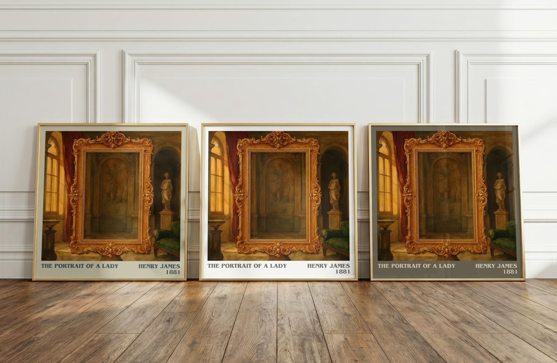 The Portrait of a Lady literary art print colour and style options – Henry James book art