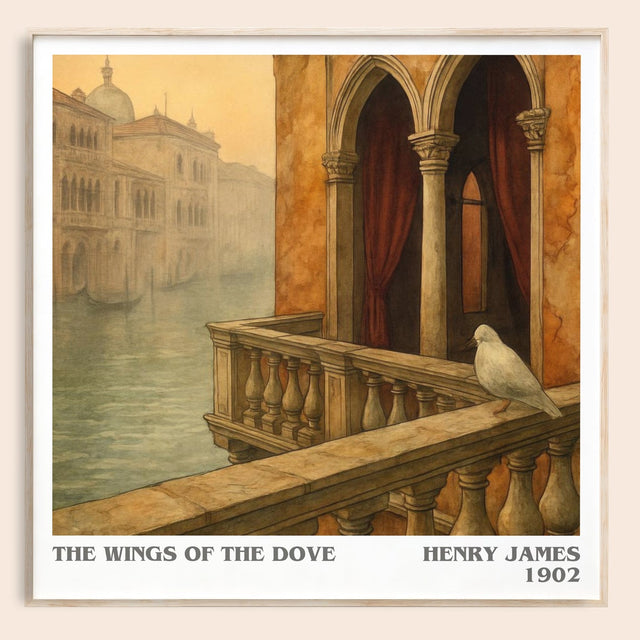 The Wings of the Dove Literary Art Print by Henry James