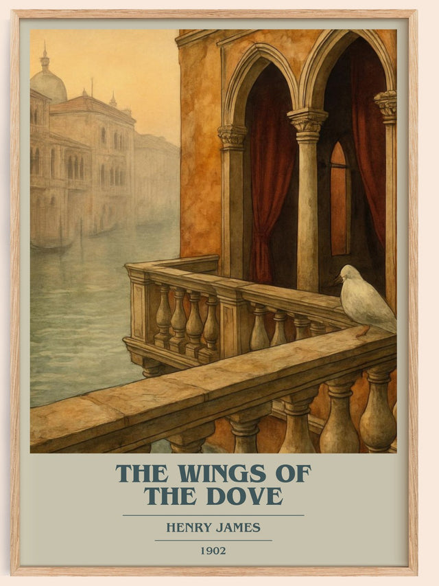 The Wings of the Dove Book Cover Poster by Henry James