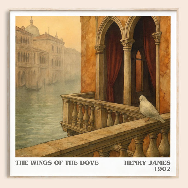The Wings of the Dove Literary Art Print by Henry James