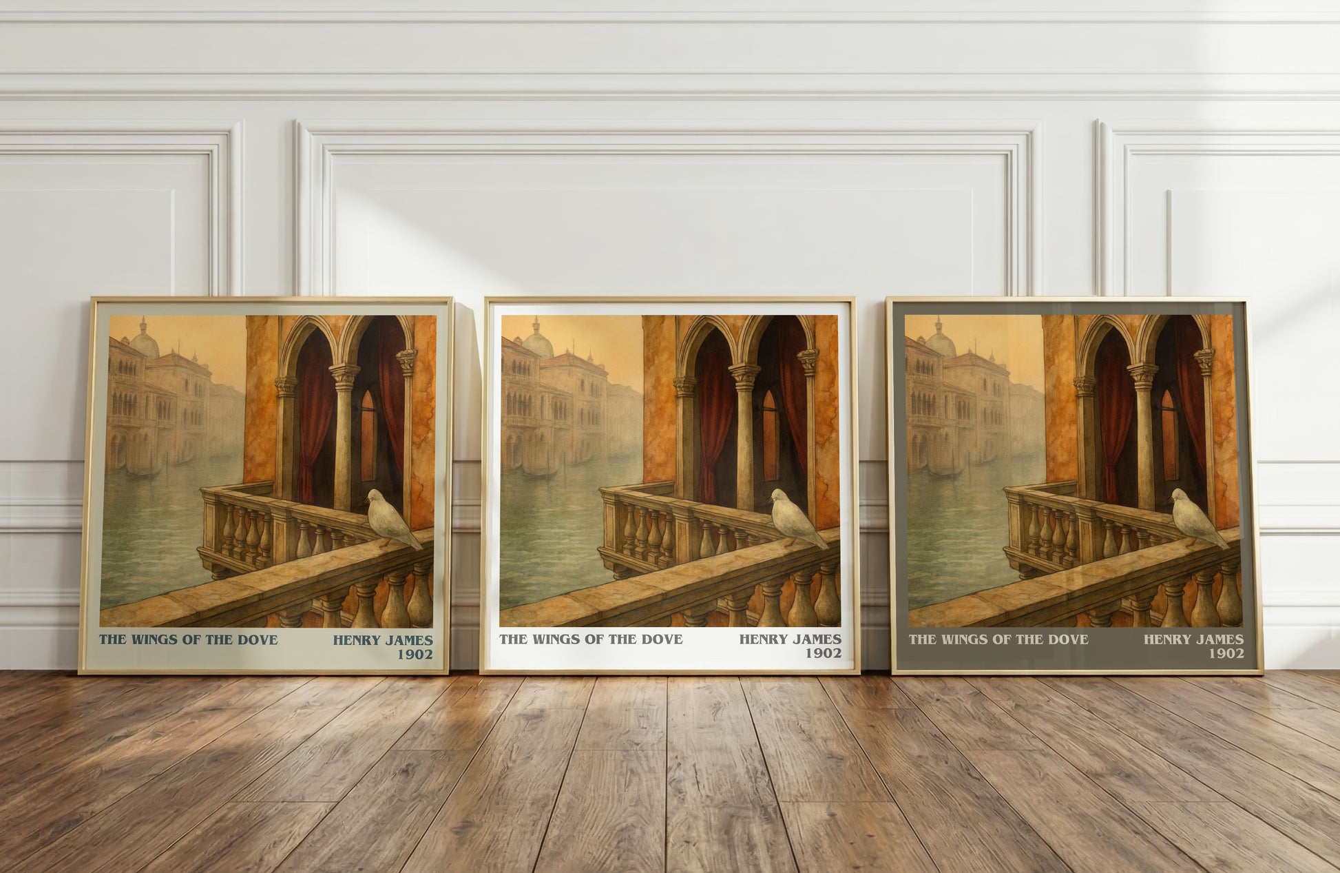 The Wings of the Dove literary art print colour and style options – Henry James book art