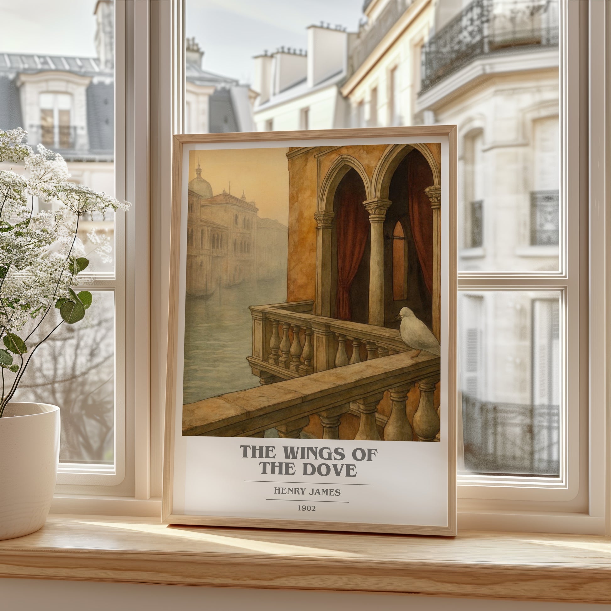The Wings of the Dove book cover poster colour and style options – Henry James book art