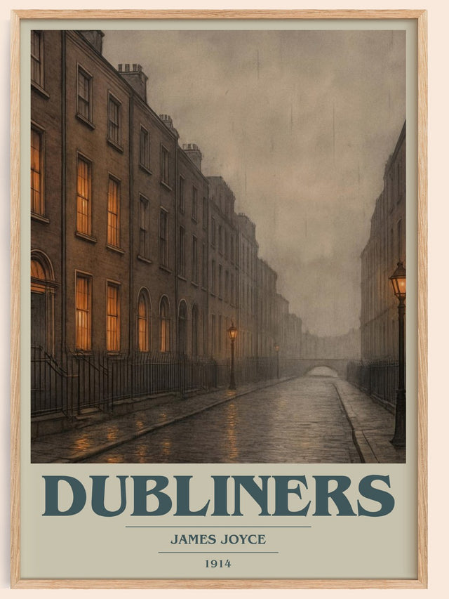 Dubliners Book Cover Poster by James Joyce