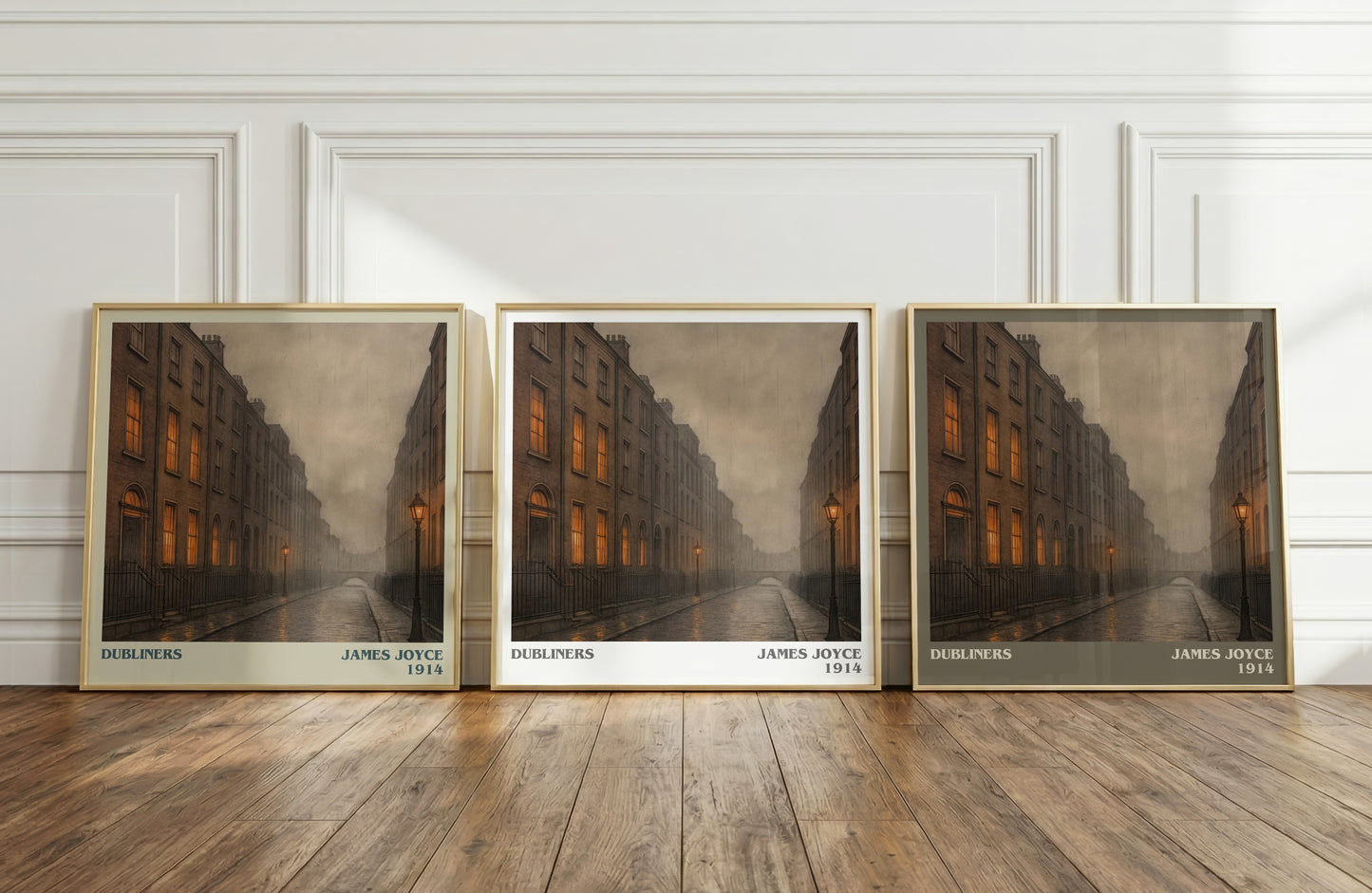 Dubliners literary art print colour and style options – James Joyce book art