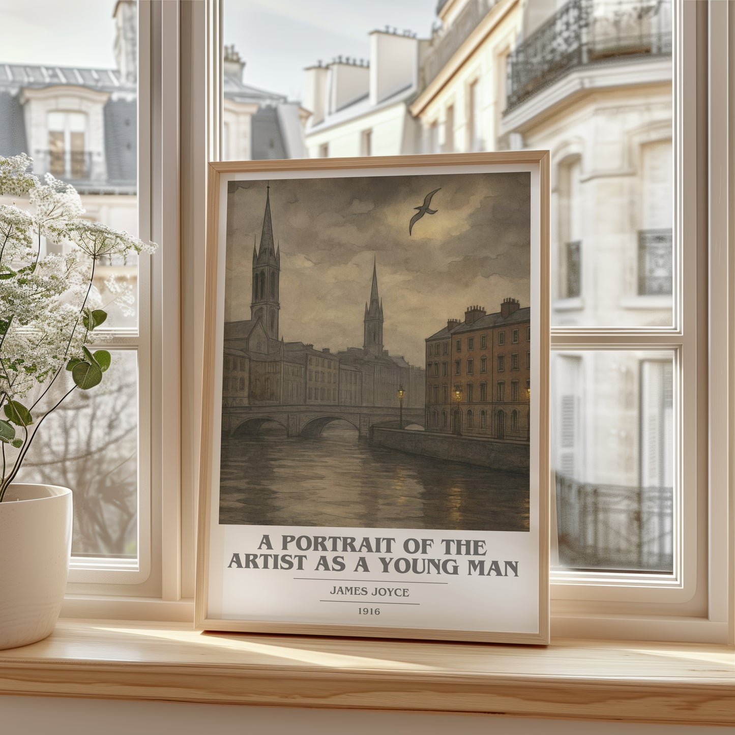 A Portrait of the Artist as a Young Man book cover poster colour and style options – James Joyce book art